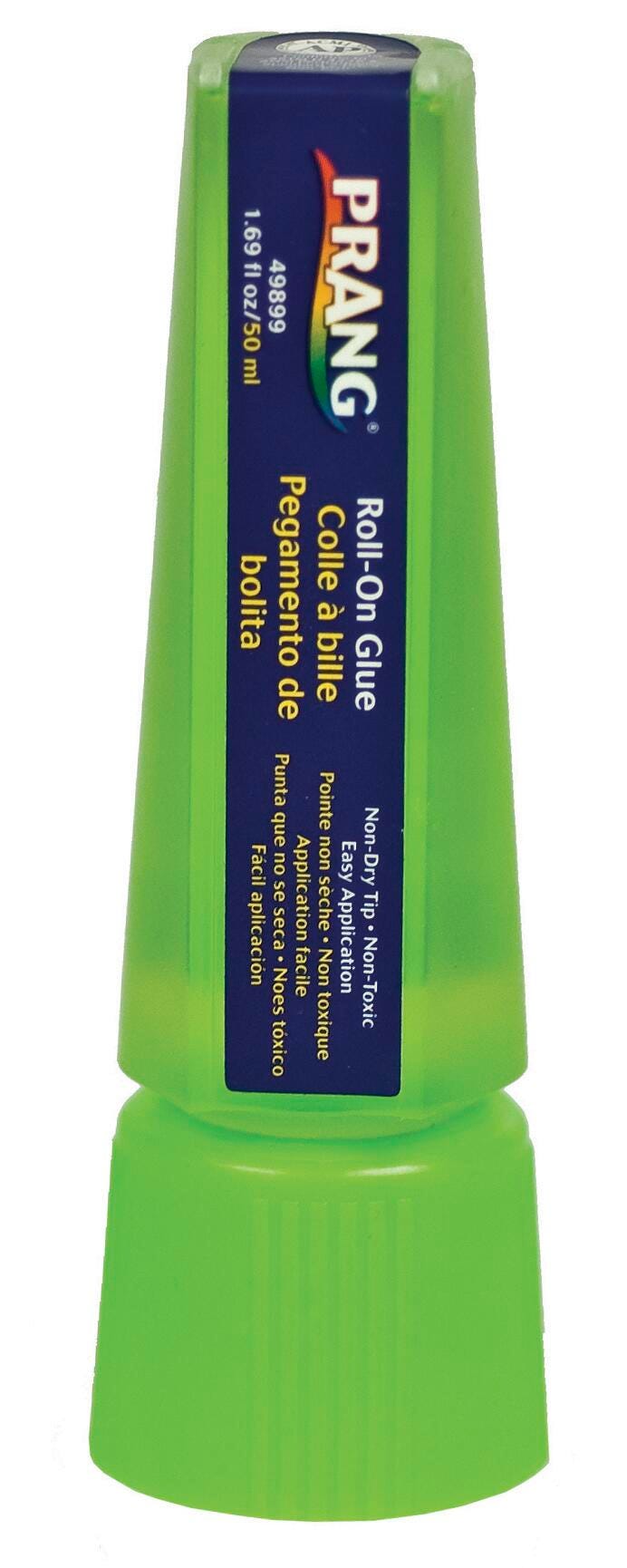 Prang Liquid Non-Toxic Roll-On Glue, 1.69 Ounces, Green and Dries Clear 204983